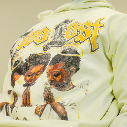 Pray As Two "Cream" Hoodie