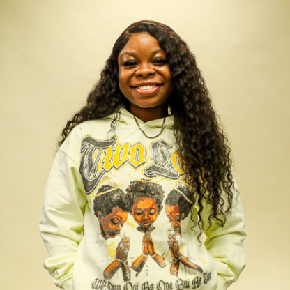 Pray As Two "Cream" Hoodie