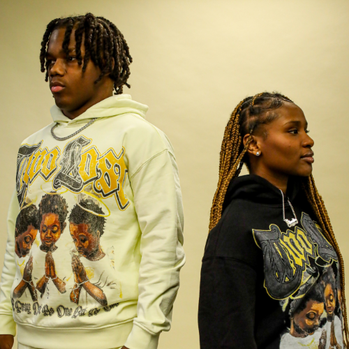 Pray as two “Black” Hoodie