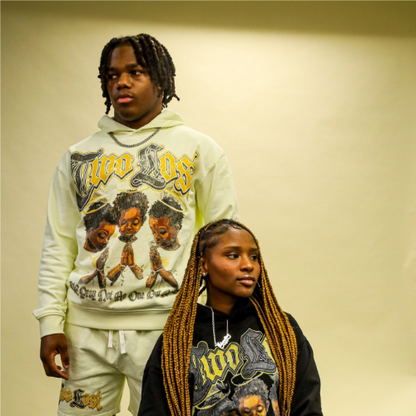 Pray as two “Black” Hoodie