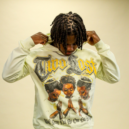 Pray As Two "Cream" Hoodie