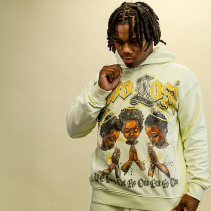 Pray As Two "Cream" Hoodie