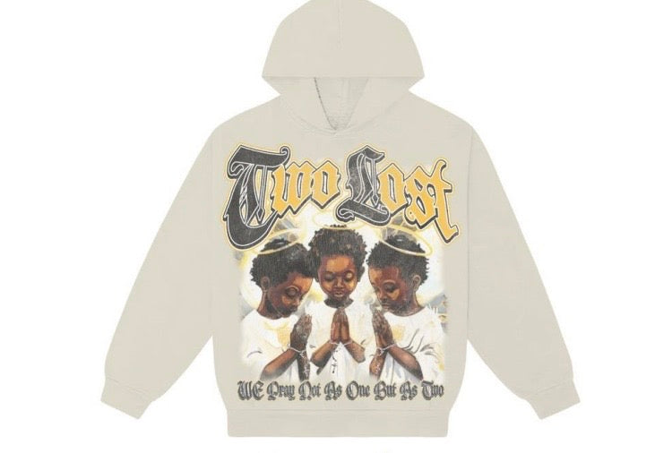 Pray As Two "Cream" Hoodie