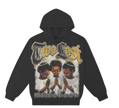 Pray as two “Black” Hoodie
